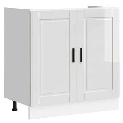 Waschbecken-Unterschrank Porto 2 pcs Weiß 80 x 46 x 84.5 cm