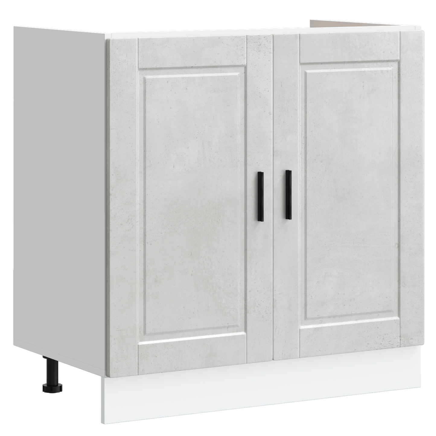 Waschbecken-Unterschrank Porto 2 pcs Grau 80 x 46 x 84.5 cm