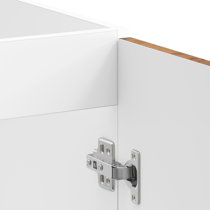 Waschbecken-Unterschrank Porto 2 pcs Braun 80 x 46 x 84.5 cm