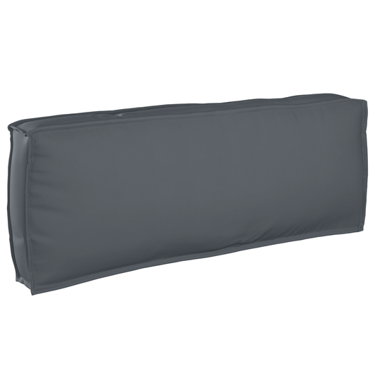 Pallet Kissen Set 3 pcs Anthrazit 120 x 80 x 12 cm Oxford-Stoff