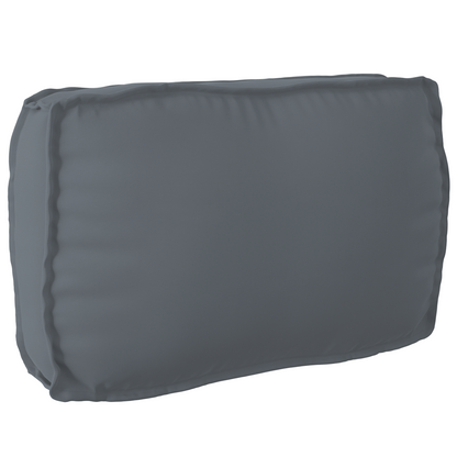 Pallet Kissen Set 3 pcs Anthrazit 120 x 80 x 12 cm Oxford-Stoff