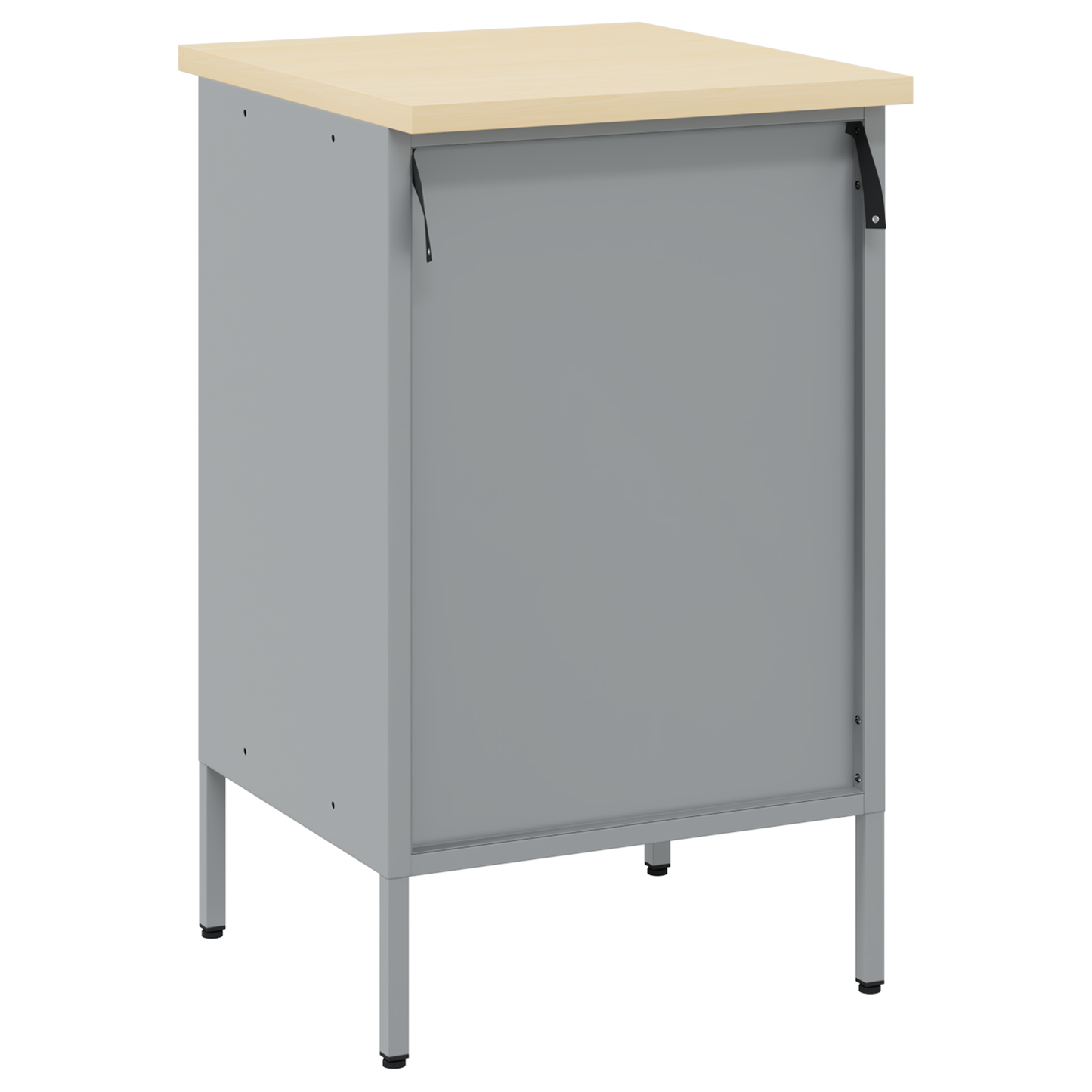Werkbank mit Schubladen Schwarz und Grau 50 x 55 x 85 cm