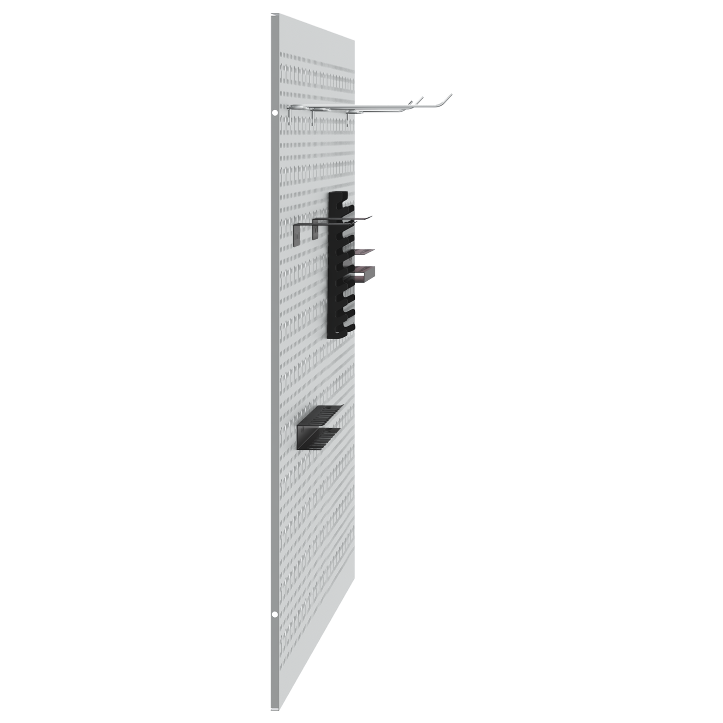 Aufbewahrungsbank 2 pcs Grau 100 x 1 x 80 cm