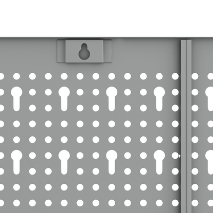 Aufbewahrungsbank 3 pcs Grau 150 x 1 x 80 cm