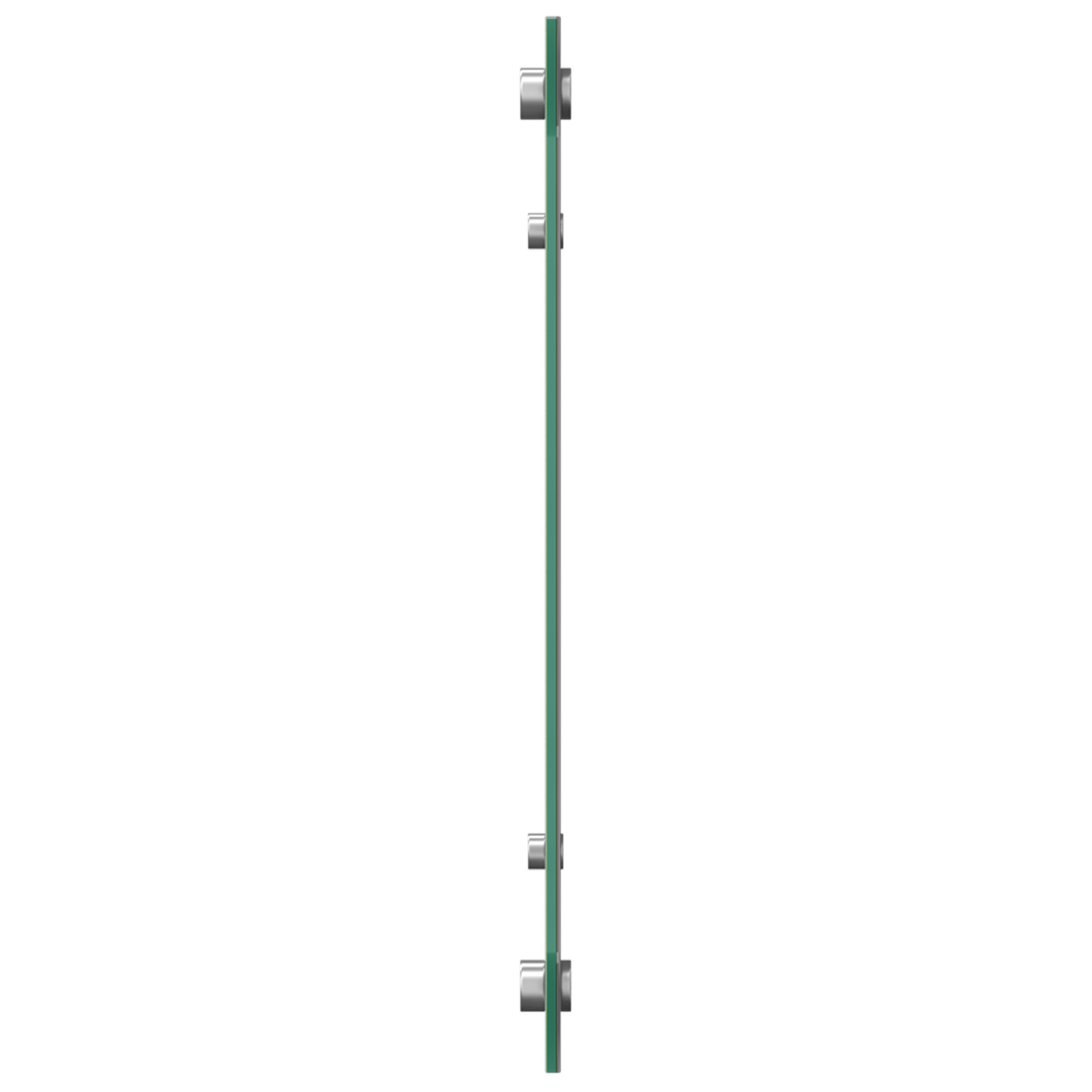 Küchenrückwand Dunkelgrau 100 x 40 x 0,6 cm Gehärtetes Glas
