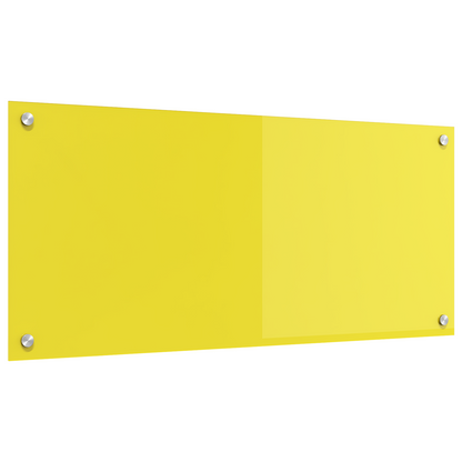 Küchenrückwand Gelb 90 x 40 x 0.6 cm Einscheibensicherheitsglas