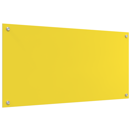 Küchenrückwand Gelb 100 x 50 x 0,6 cm