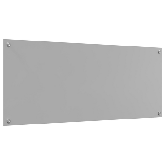 Küchenrückwand Hellgrau 120 x 50 x 0,6 cm Gehärtetes Glas