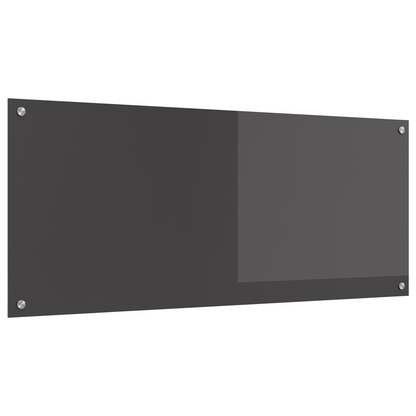 Küchenrückwand Dunkelgrau 120 x 50 x 0,6 cm Gehärtetes Glas