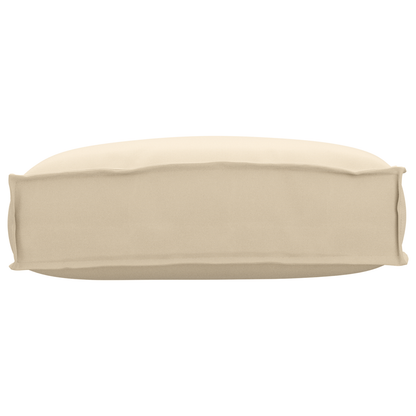 Palettenkissen für Rückenlehne mit Kissen Beige 50 x 40 x 12 cm
