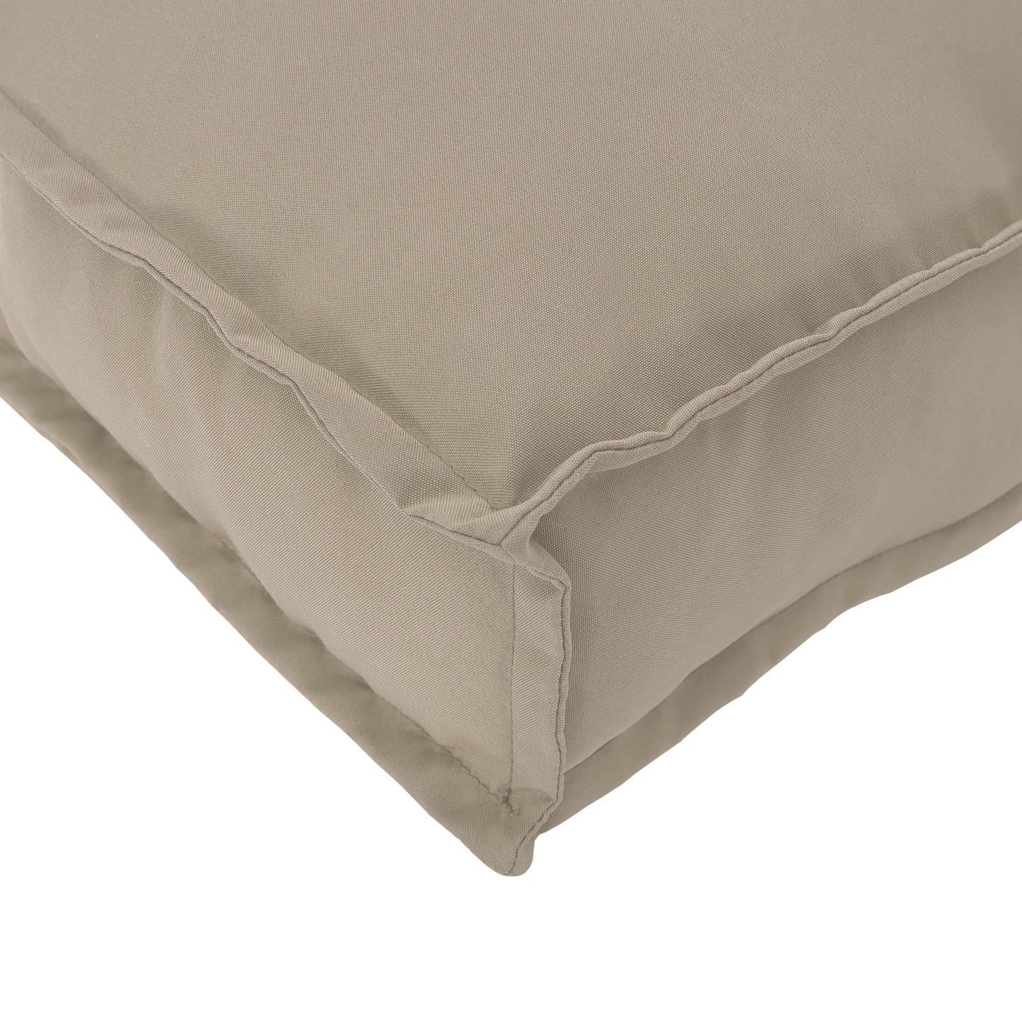 Palettenkissen für Rückenlehne mit Kissen Taupe 50 x 40 x 12 cm