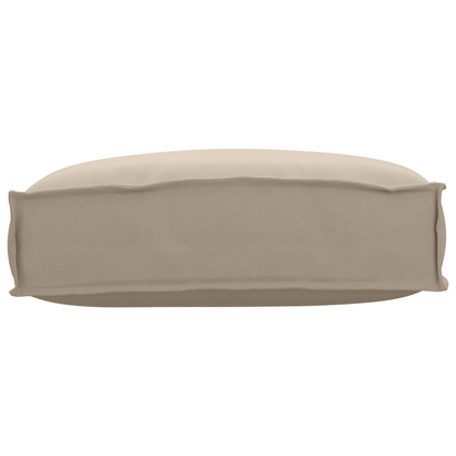 Palettenkissen für Rückenlehne mit Kissen Taupe 50 x 40 x 12 cm
