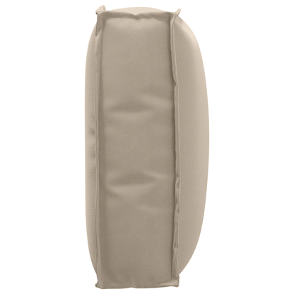 Palettenkissen für Rückenlehne mit Kissen Taupe 50 x 40 x 12 cm