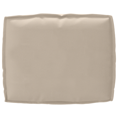 Palettenkissen für Rückenlehne mit Kissen Taupe 50 x 40 x 12 cm