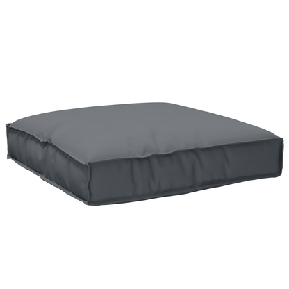 Palettkissen für geeigneten Sitz Anthrazit 80 x 80 x 12 cm