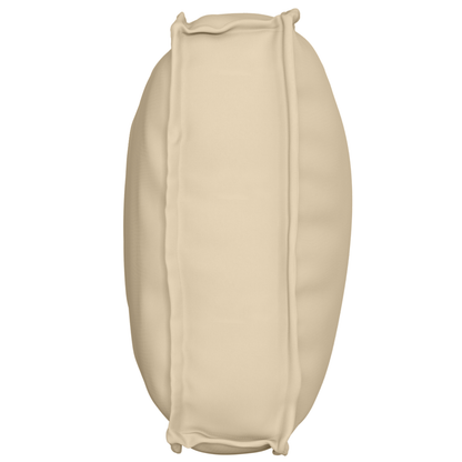 Palettenkissen für Rückenlehne mit Kissen Beige 70 x 40 x 12 cm