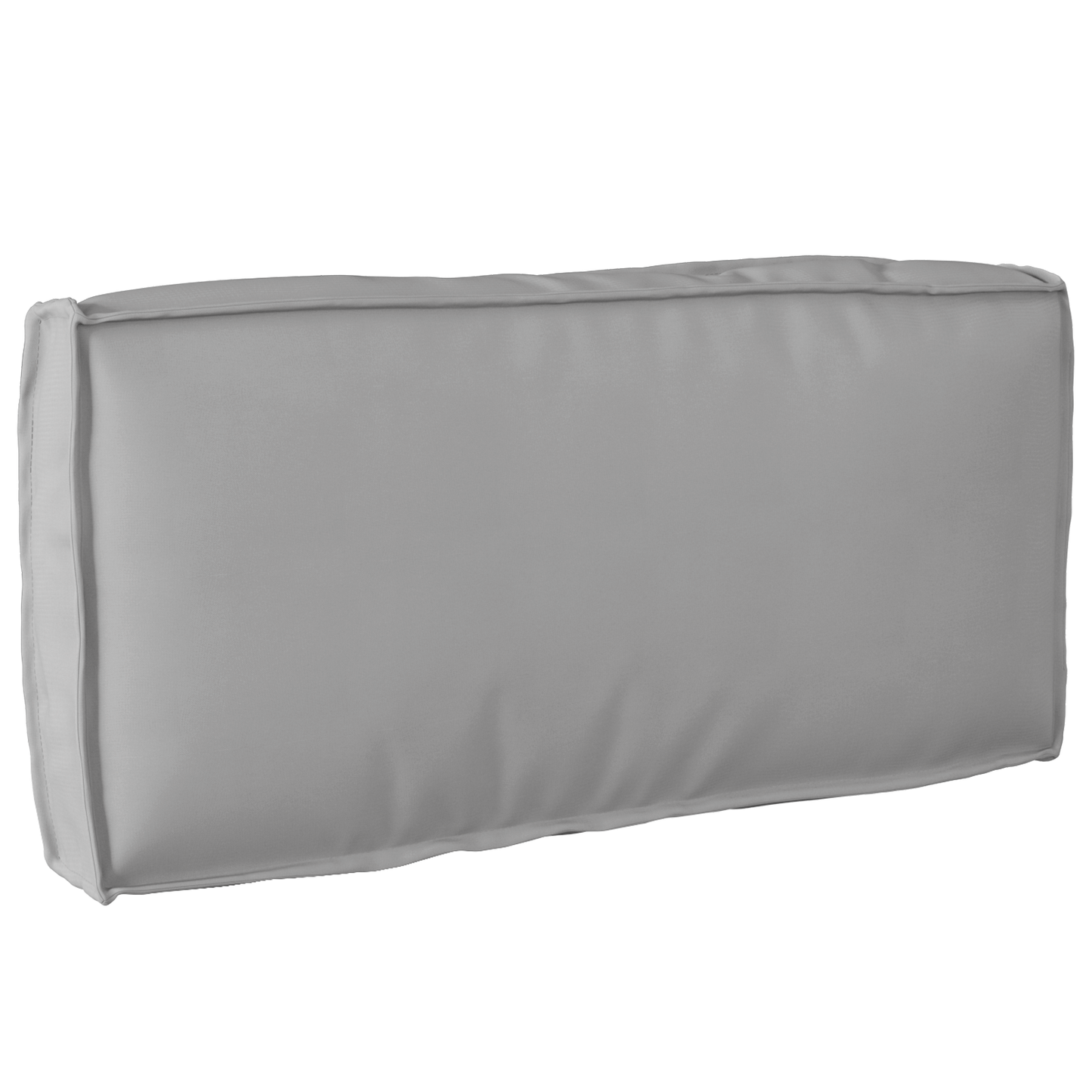 Palettenkissen für Rückenlehne mit Kissen Grau 80 x 40 x 12 cm