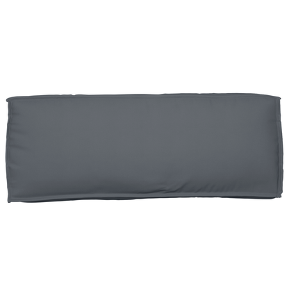 Palettenkissen für Rückenlehne Anthrazit 120 x 40 x 12 cm