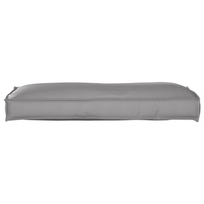 Palettenkissen für Rückenlehne mit Kissen Grau 120 x 40 x 12 cm