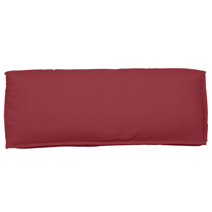 Palettenkissen für Rückenlehne Weinrot 120 x 40 x 12 cm