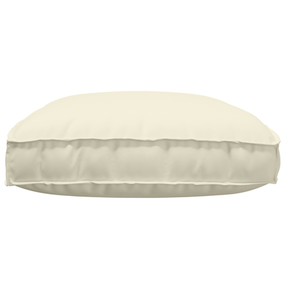 Palletkissen geeignet für Sitz Creme 120 x 80 x 12 cm