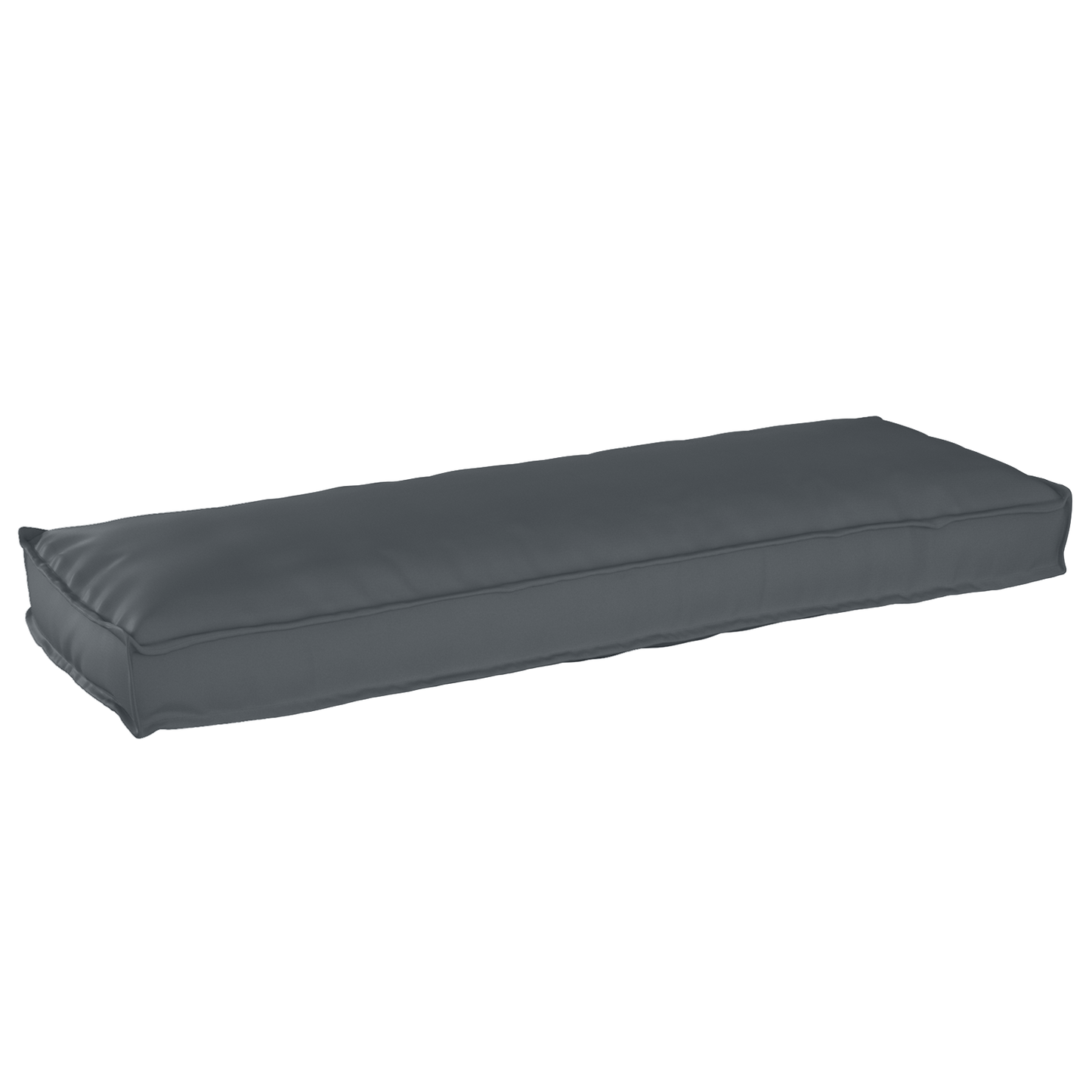 Palettenkissen für Bank Anthrazit 120 x 40 x 8 cm Oxford Stoff