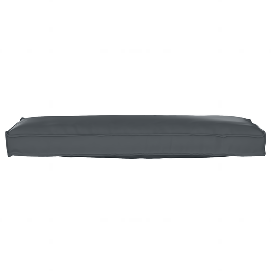 Palettenkissen für Bank Anthrazit 120 x 40 x 8 cm Oxford Stoff