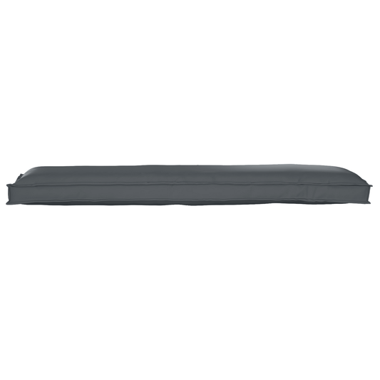 Palettenkissen für Bank Anthrazit 150 x 40 x 8 cm Oxford Stoff
