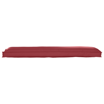 Palettenkissen für Bank Weinrot 150 x 40 x 8 cm Oxford Stoff
