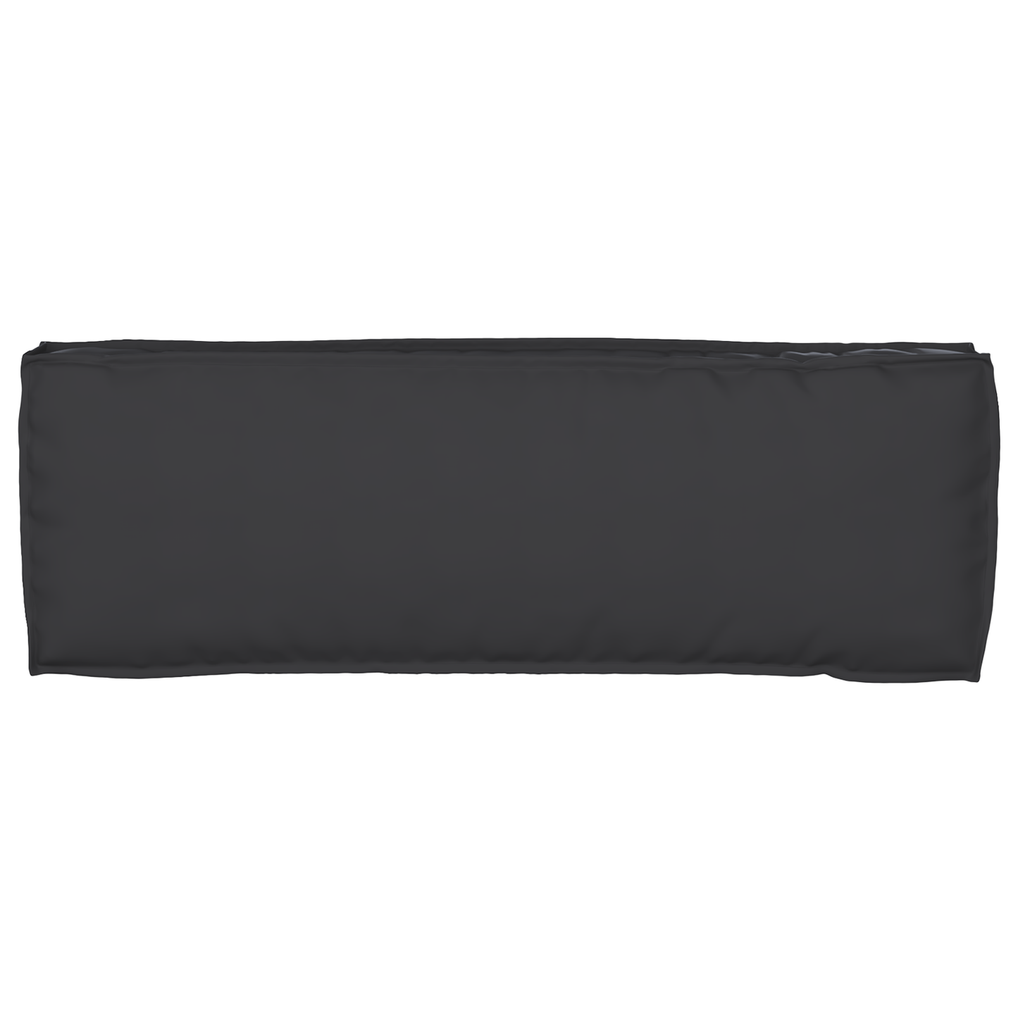 Pallet Kissen Set 2 pcs Schwarz 120 x 40 x 8 cm Oxford-Stoff