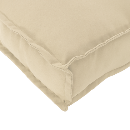 Pallet Kissen Set 2 pcs Beige 150 x 40 x 8 cm Oxford-Stoff
