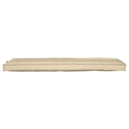 Pallet Kissen Set 2 pcs Beige 150 x 40 x 8 cm Oxford-Stoff