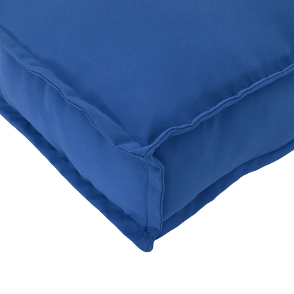 Pallet Kissen Set 2 pcs Königsblau 150 x 40 x 8 cm Oxford-Stoff