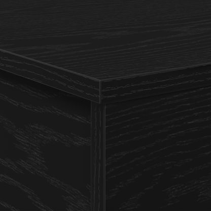 Couchtisch Schwarz Eichen-Optik 90 x 44.5 x 45 cm Holzwerkstoff