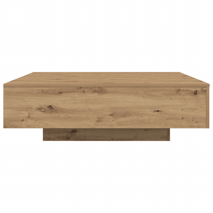 Couchtisch Eiche handwerklich 100 x 100 x 31 cm Holzwerkstoff