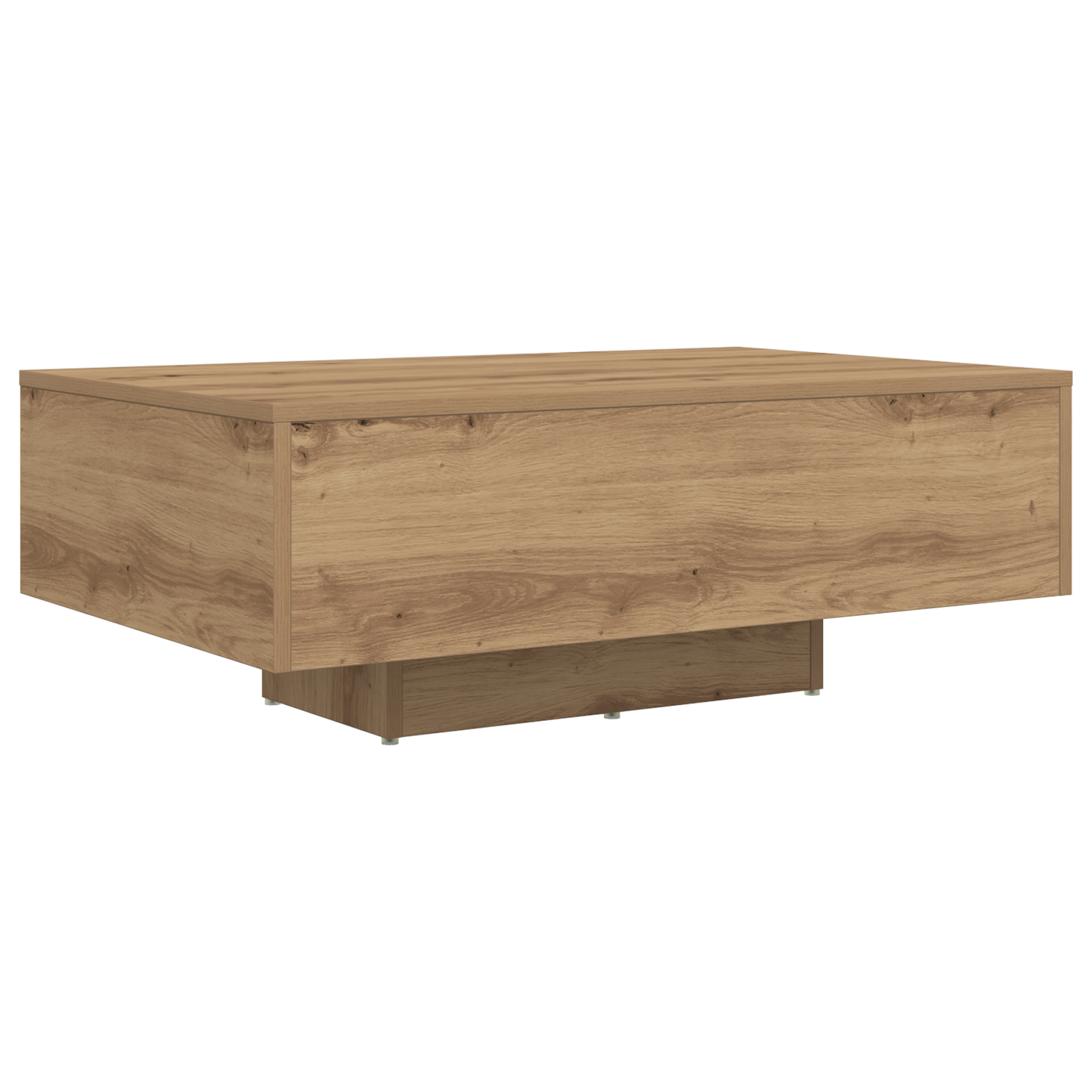 Couchtisch Eiche handwerklich 85 x 55 x 31 cm Holzwerkstoff