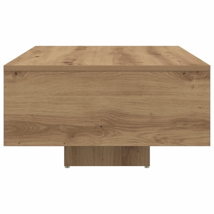 Couchtisch Eiche handwerklich 85 x 55 x 31 cm Holzwerkstoff