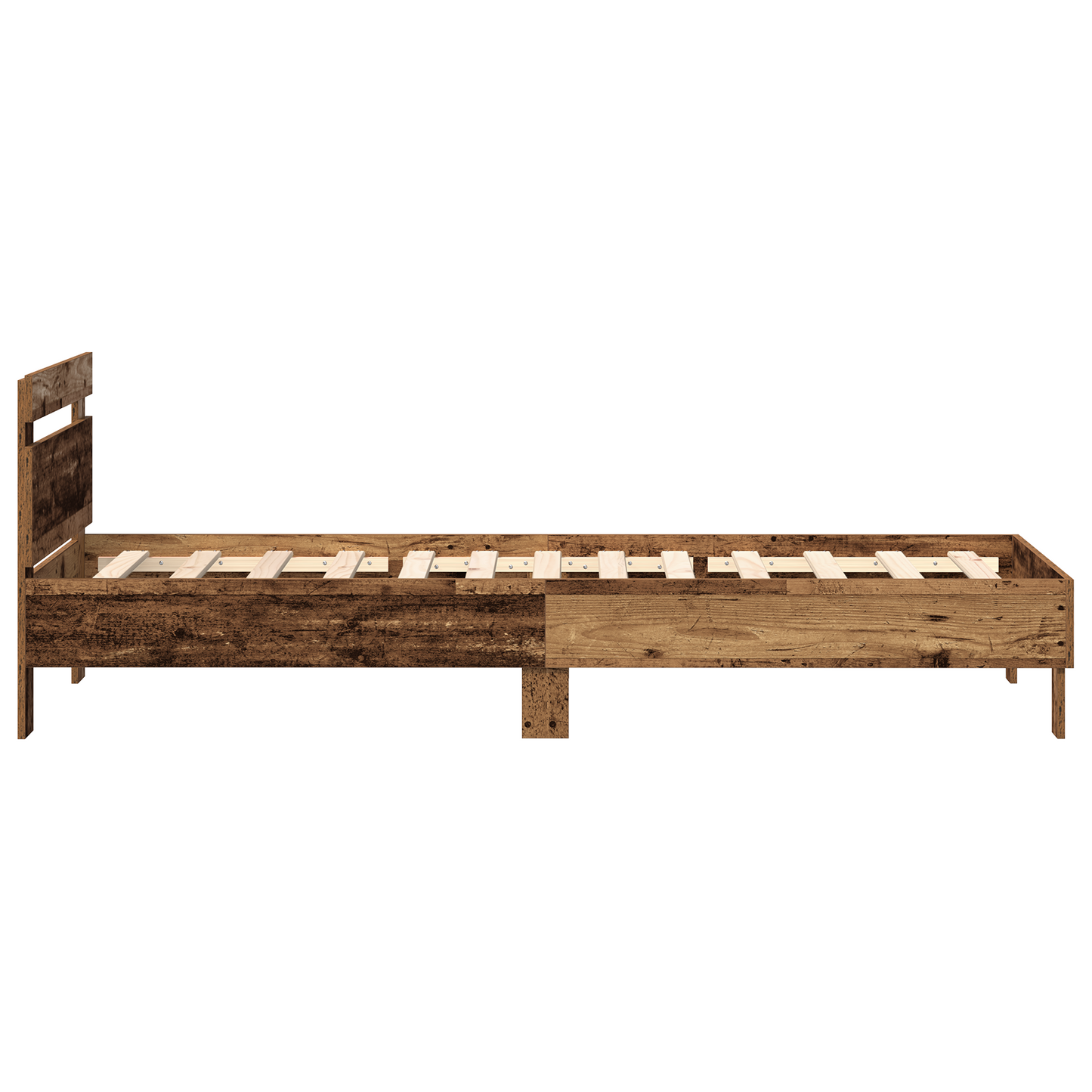 Bettgestell Altholz 90 x 190 cm Holzwerkstoff