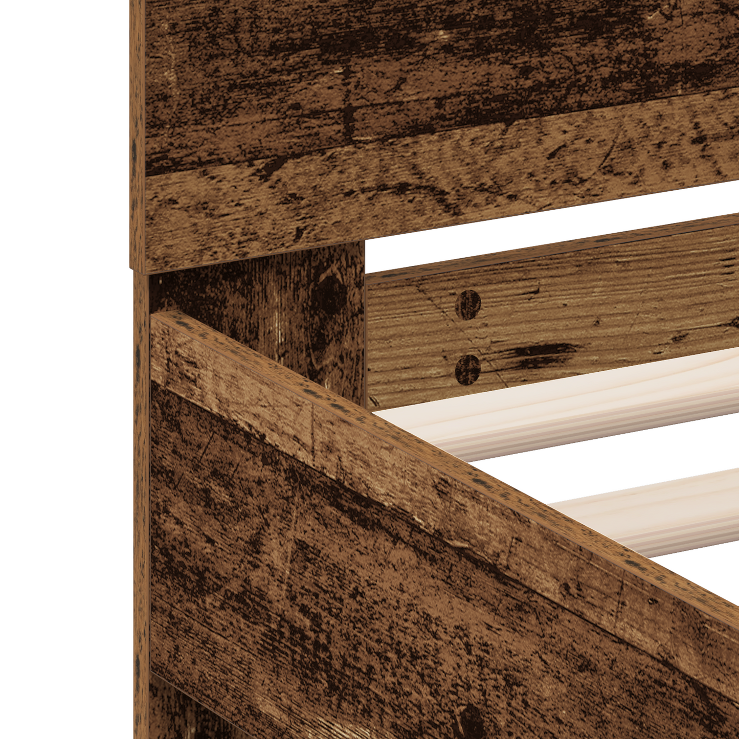 Bettgestell Altholz 75 x 190 cm Holzwerkstoff
