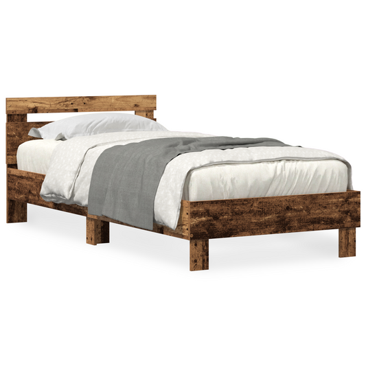 Bettgestell Altholz 75 x 190 cm Holzwerkstoff
