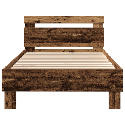 Bettgestell Altholz 75 x 190 cm Holzwerkstoff