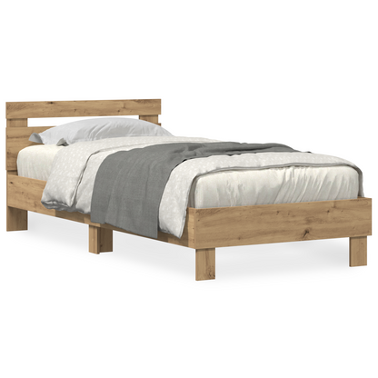 Bettgestell Artisan-Eiche 75 x 190 cm Holzwerkstoff