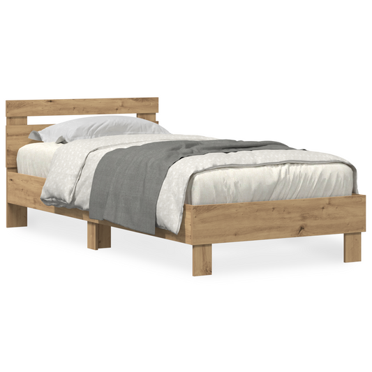 Bettgestell Artisan-Eiche 75 x 190 cm Holzwerkstoff