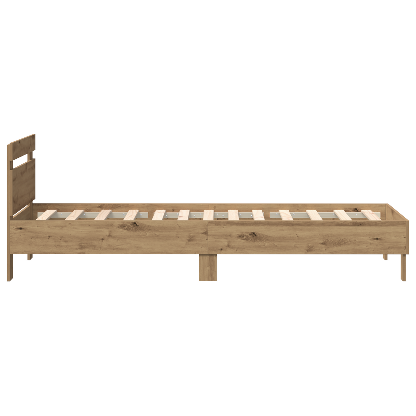 Bettgestell Artisan-Eiche 75 x 190 cm Holzwerkstoff