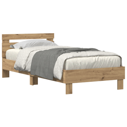 Bettgestell Artisan-Eiche 75 x 190 cm Holzwerkstoff
