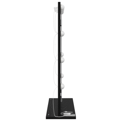 Kosmetikspiegel mit Spiegel Schwarze Eiche 70 x 50 x 18 cm