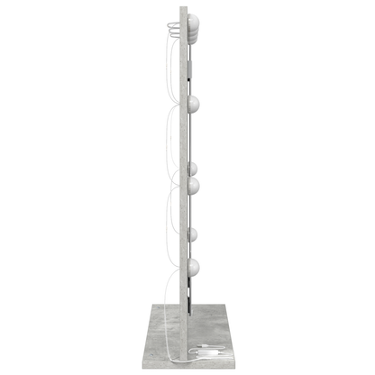 Kosmetikspiegel mit Spiegel Beton Grau 70 x 50 x 18 cm