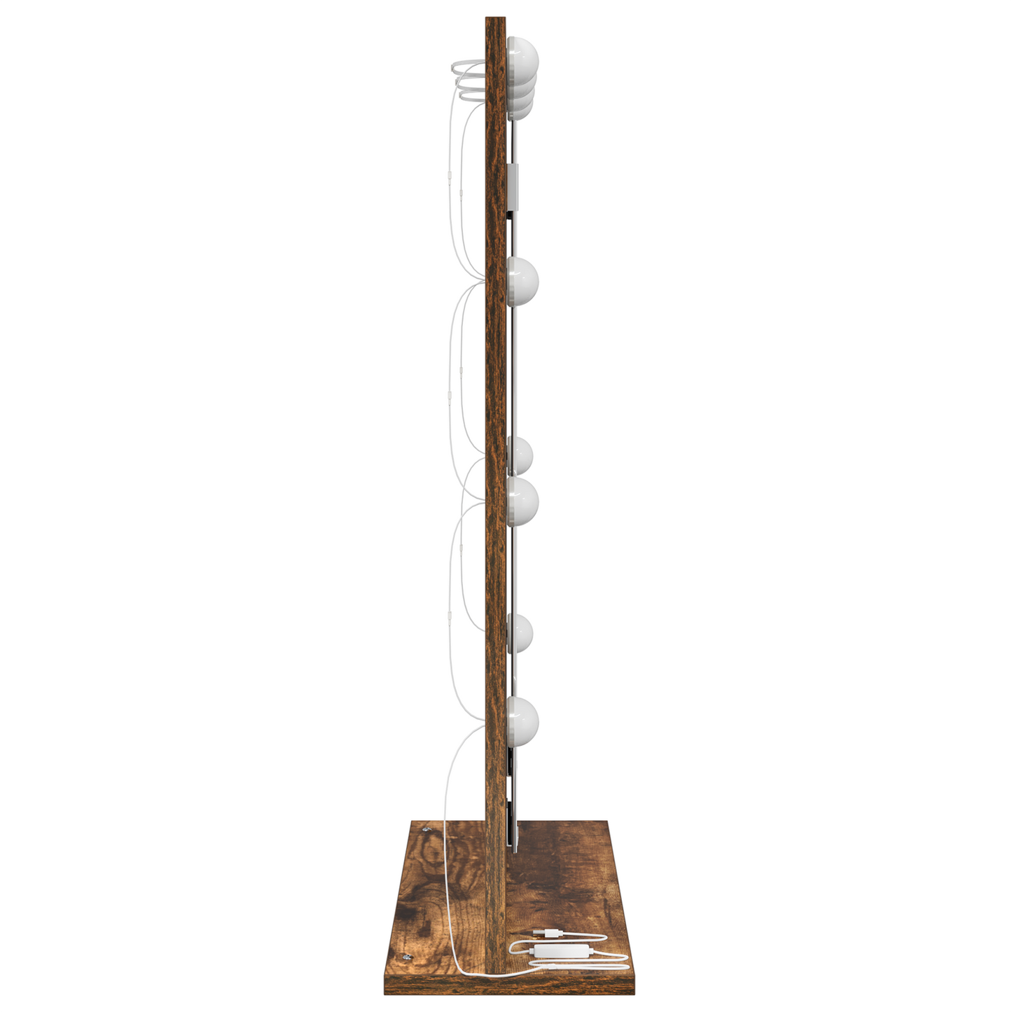 Kosmetikspiegel mit Spiegel Geräucherte Eiche 70 x 50 x 18 cm