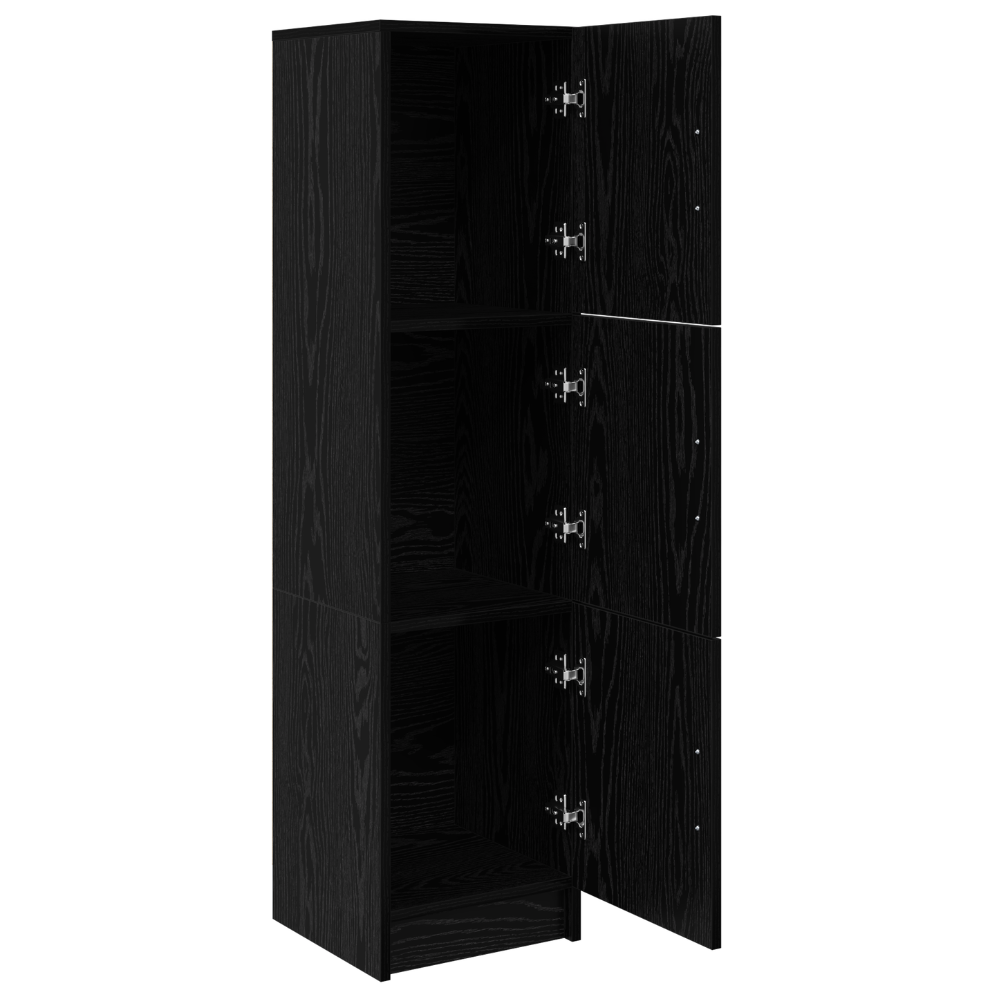 Highboard Schwarze Eiche 31,5 x 32 x 124 cm Holzwerkstoff