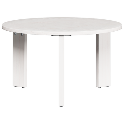 Couchtisch 3 pcs Weiß 47,5 x 47,5 x 27 cm Massivholz Kiefer